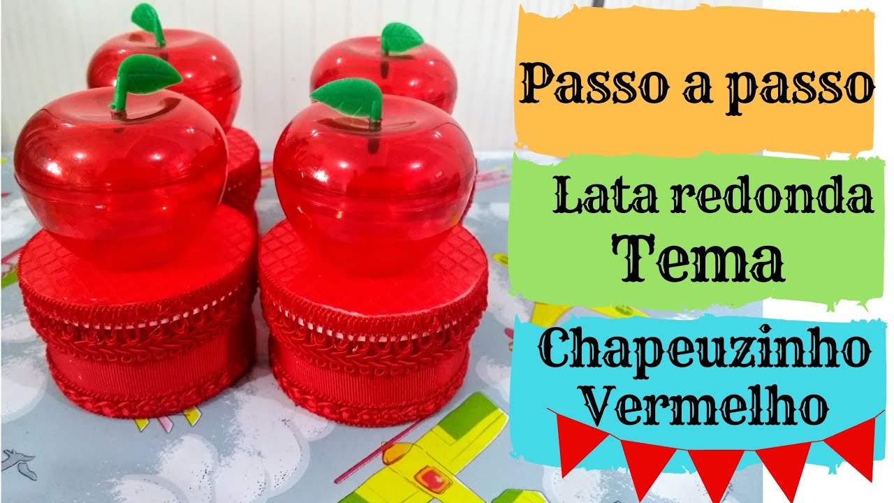 CAIXA CENÁRIO LUXO TEMA CHAPEUZINHO VERMELHO