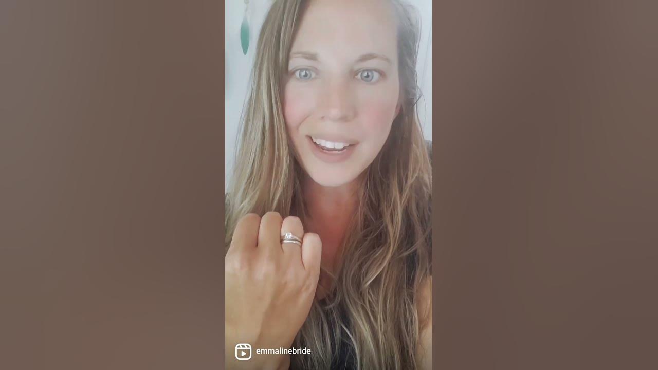 How to Wear Engagement Ring and Wedding Band Together YouTube