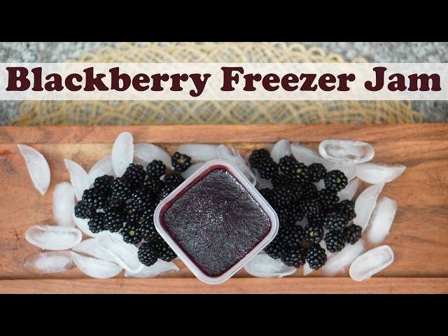 How to Make Blackberry Freezer Jam - YouTube