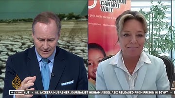 Al Jazeera interviews Executive Director Yasmine Sherif on the impact of Climate Change on EiEPC!