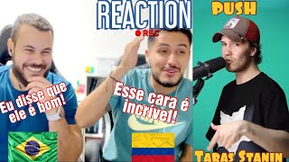 REACTION Taras Stanin - Push (Enrique Iglesias Beatbox Cover) | BEATBOX | Woww😮 | REACT | 🇨🇴🇧🇷#400