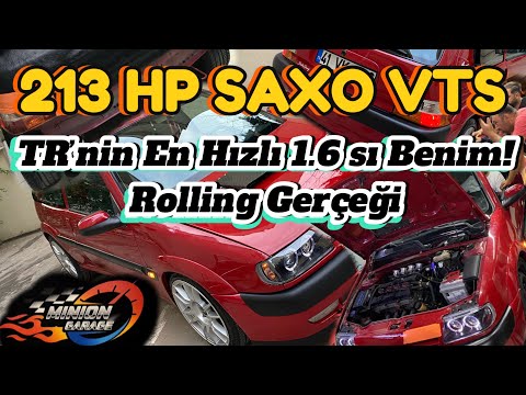 TR’nin En Hızlı 1.6 Atmo Arabası Benim! SAXO VTS 213 HP İnceleme Hesaabı ‘’Roll Geceleri’’