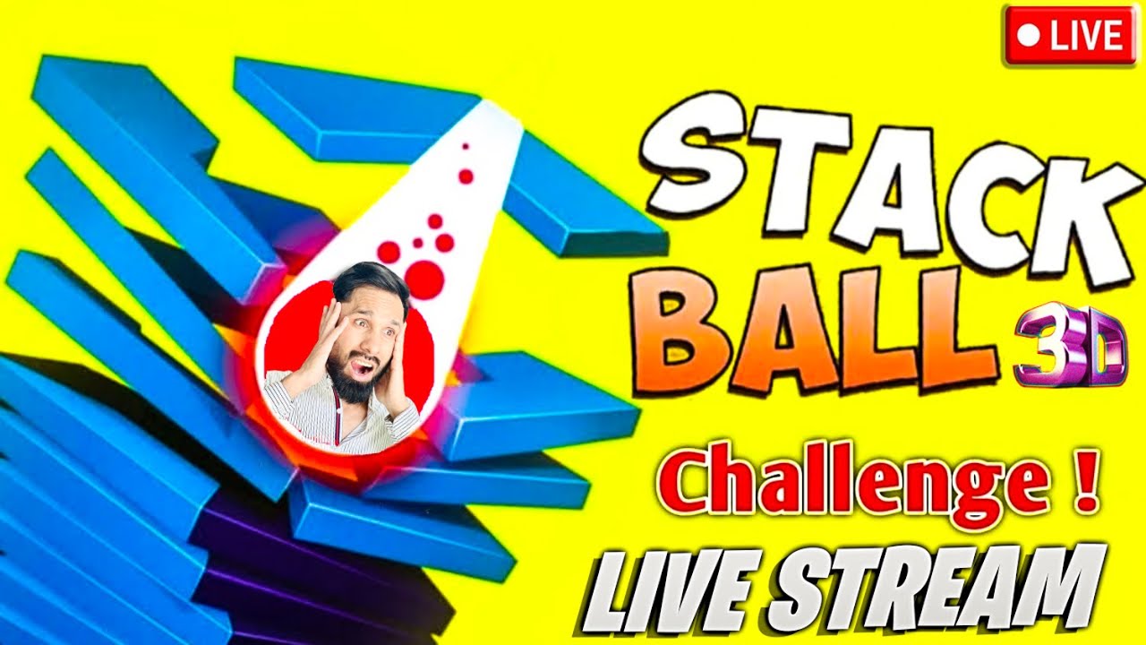 🔴Live Stack ball 3d 🏀 highest score challenges 🎮 #stackbounce #shorts # ...