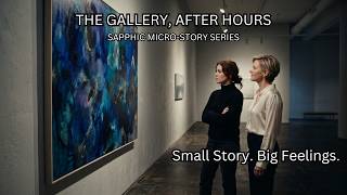 The Gallery, After Hours - A Sapphic Micro Story #sapphicshort screenshot 1