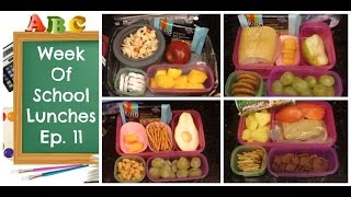 Week of School Lunches + What She Ate Ep. 11