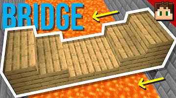 Minecraft Bedrock: Simple WORKING DRAWBRIDGE Tutorial! 1.21