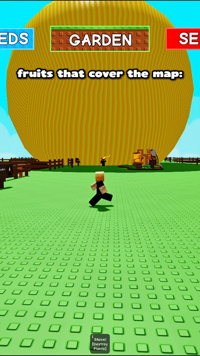 I found the biggest fruits that cover the entire Grow A Garden map #growagarden #roblox
