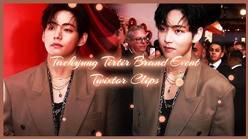 [4K] TAEHYUNG - Tirtir Brand Event || Twixtor Clips (With CC) 