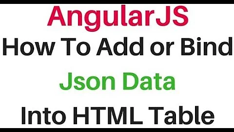 AngularJS tutorial ng-repeat directive add json data into html table