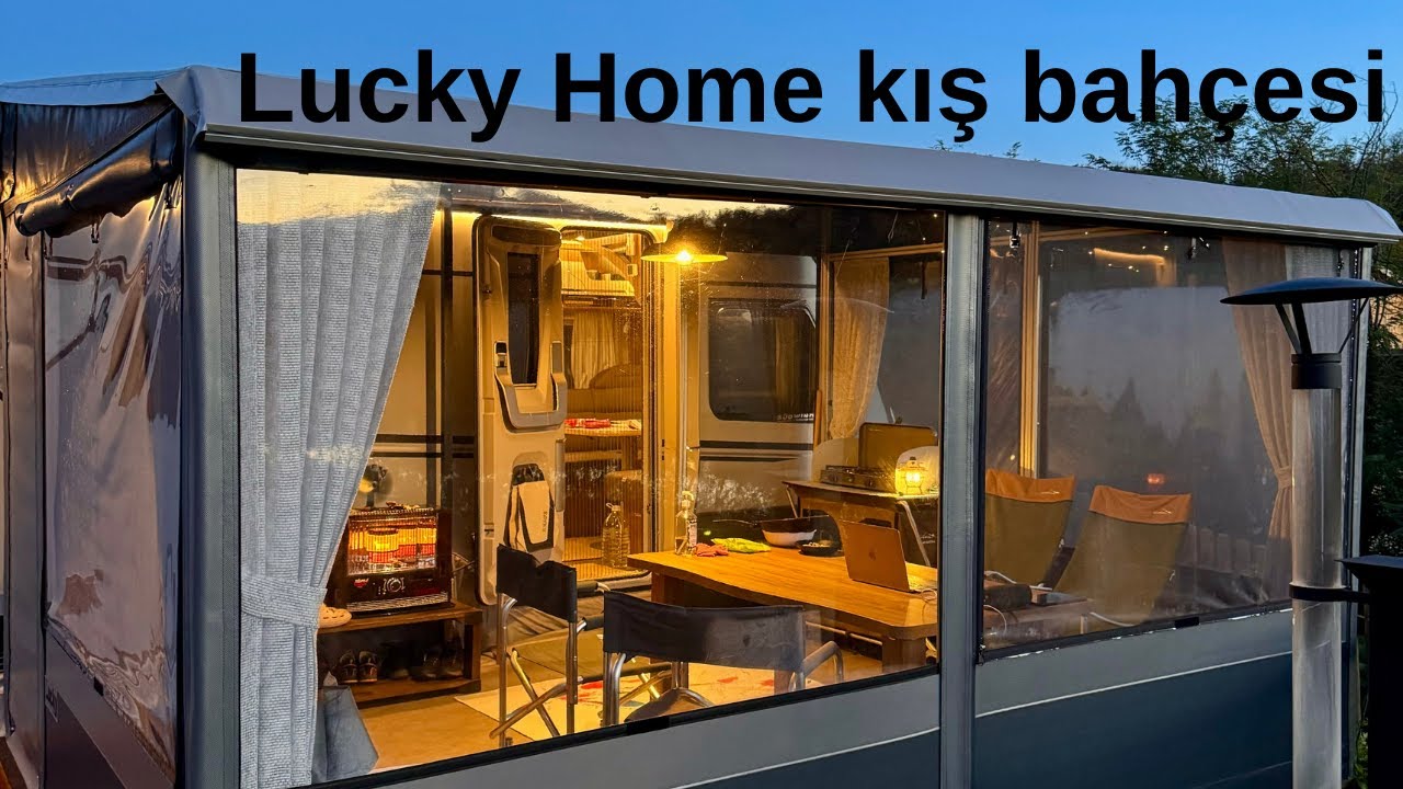karavan kış bahçesi lucky home sabit kalabilen harika bir ürün ,