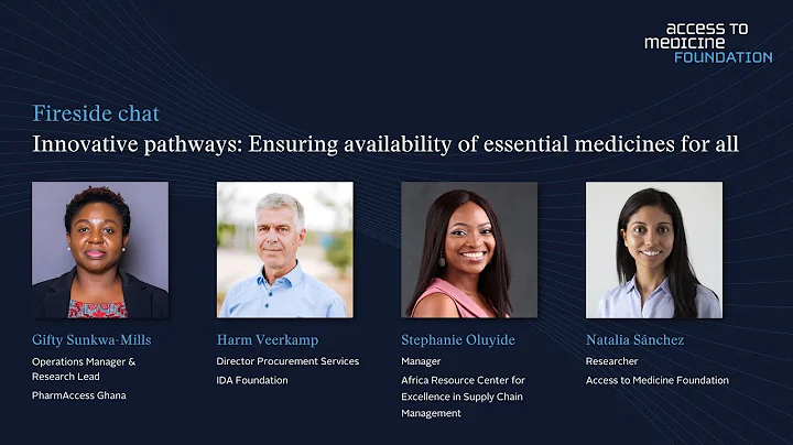 Fireside chat on ensuring availability of essential medicines for all