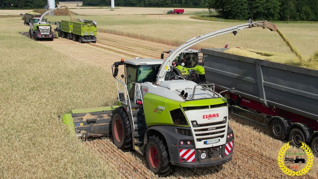 XXL GPS Ernte 2023 | 2 X Claas Jaguar 980 | Xerion 5000 | 14 Abfahrer | 1000 Hektar