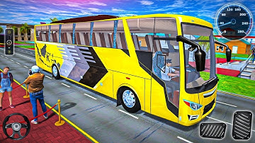 Offroad Coach Bus Driving 2025 - Real Uphill Bus Drive 3D Simulator - Android GamePlay