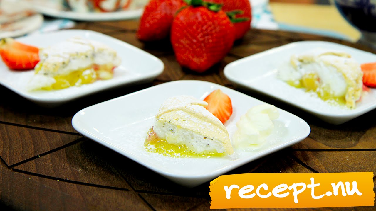 Mitt kök: Birgitta Rasmussons rabarberkaka med maräng - TV4