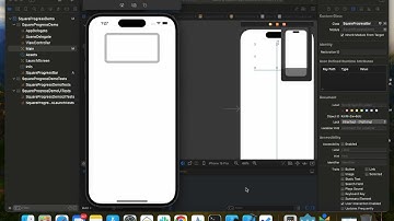 Set square progress bar in iOS swift.
