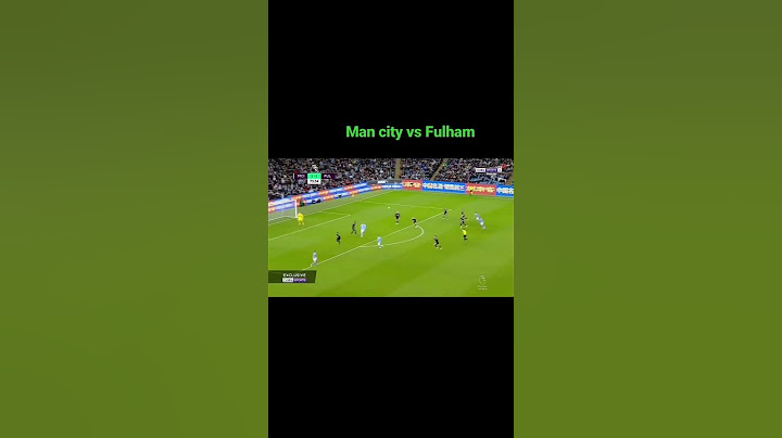 #Man city vs Fulham