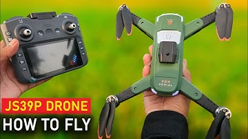 How to Fly JS39P Drone Camera | JS39P Drone Full Flying Test & Tutorial | Best GPS Drone 2025