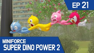 [KidsPang] MINIFORCE Super Dino Power2 Ep.21: Enter Super Tyraking!