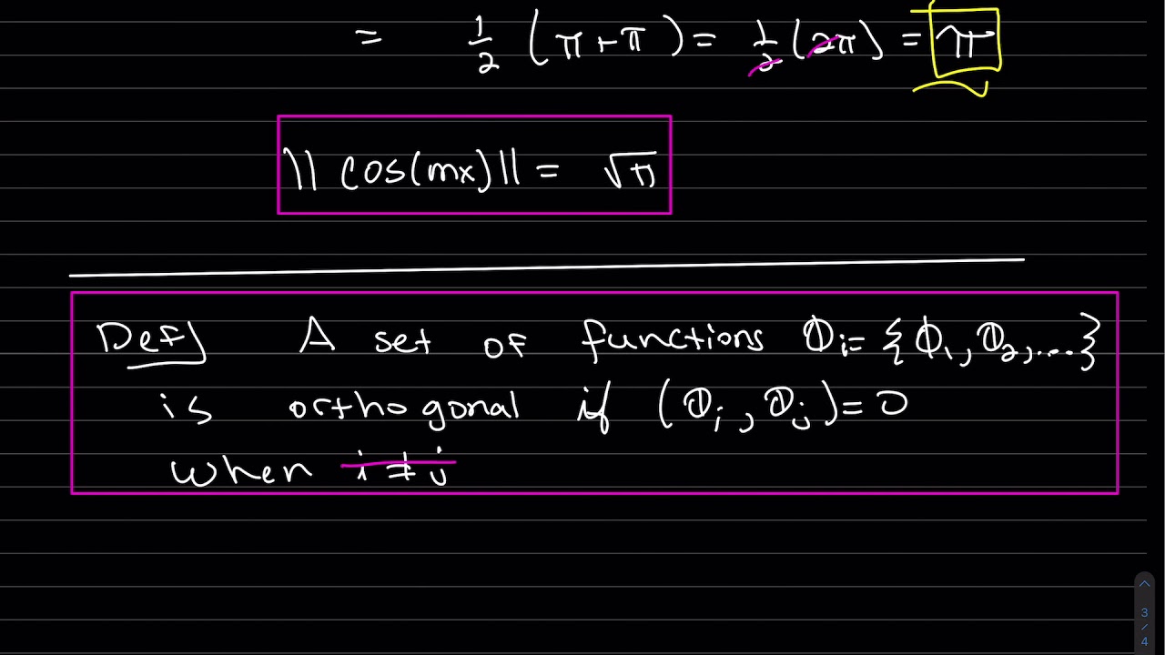DE 11 1 Orthonormal Functions