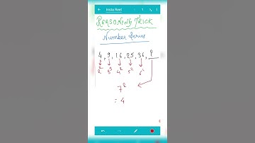 Reasoning trick || Number series || ssc cgl || railway || Banking || upsc CSAT || #short #maths