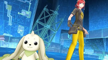 Digimon Story: Cyber Sleuth - Chapter 1 and Digimon Battle (PS4 Gameplay) | Power Rangers Official