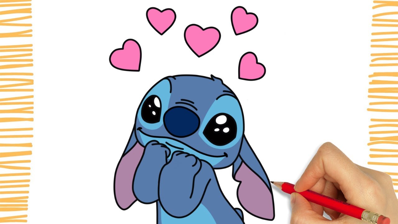 Como DESENHAR o STITCH - Como DIBUJAR a STITCH - How to DRAW STITCH 