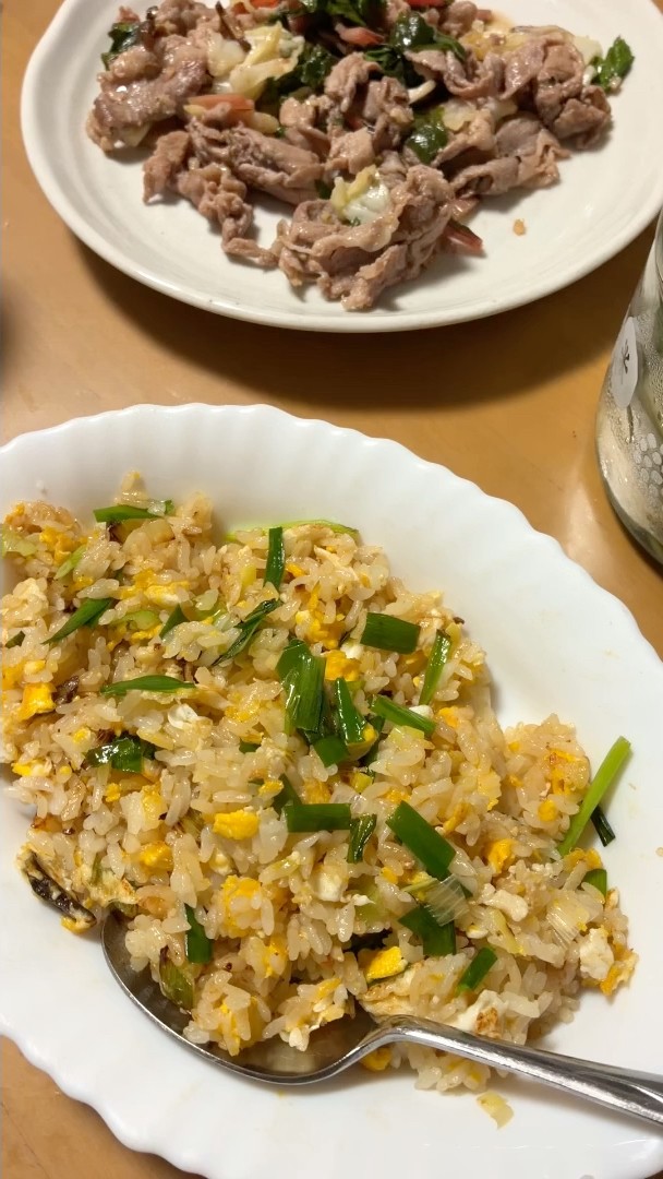 26621D チャーハンと肉野菜炒め #shorts - YouTube