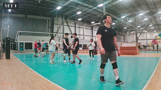 Week 2 Wasabi Warriors vs. Scoop Oops Sh!t - Volleydome Spring 2024