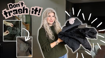 Zichtbaar repareren - Hoe oude kleding te repareren (met de hand naaien)