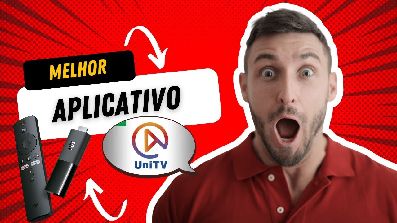 Aplicativo Unitv em dispositivo Mi TV Stick