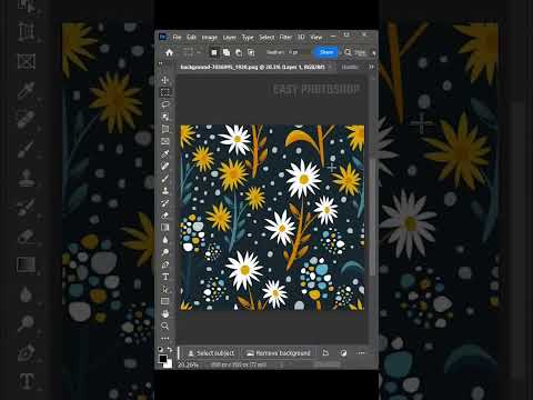 Right and Easy Way to Repeat Patterns in Photoshop 2024 #photoshop  #shorts