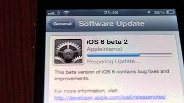 iOS6 Beta 2 Animated Software Update gears