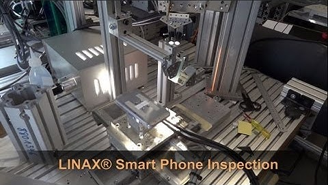 High-Precision Smartphone Frame Inspection with LINAX® X-Y Linear Motor System | Compact Automation