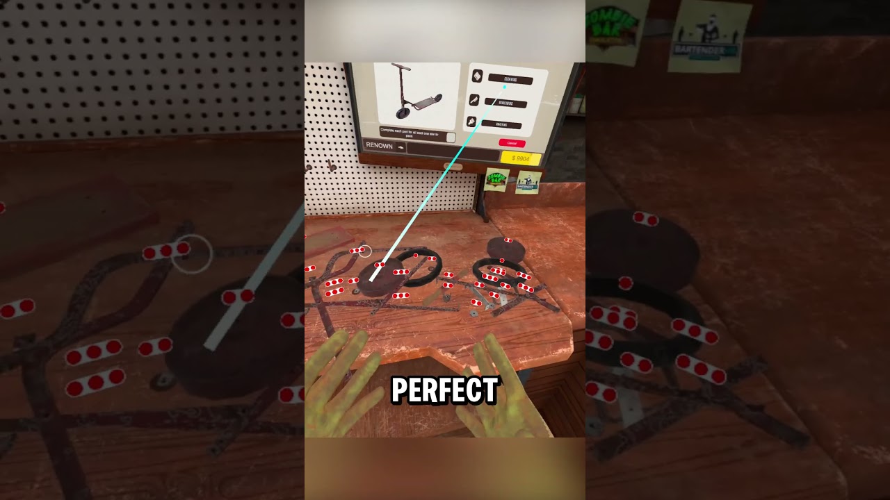 Workshop Simulator VR Restoring The Scooter︱Part 1