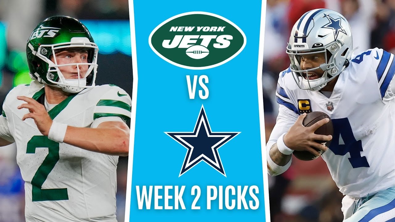 Jets vs Cowboys Week 2 NFL Picks and Predictions YouTube