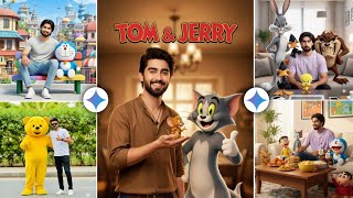 Tom & Jerry & Doraemon এর সাথে নিজের ছবি তৈরি করুন | Gemini AI Photo Editing | Trending AI Prompt screenshot 2