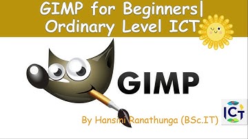 GIMP Tutorial for Beginners | O/L ICT