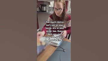 Simplify your Mom brain, own less #simplifyyourlife #declutter #momhacks #home