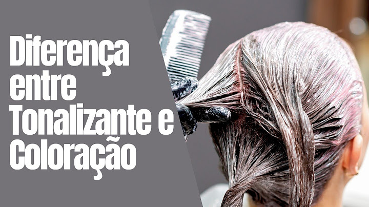 Qual a diferença de tonalizante para tinta de cabelo