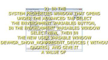 How to Show and Access Hidden and Ghost Devices and Drivers in Device Manager