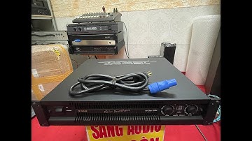 Khui Hàng Ebay Mới Về Và Giới Thiệu Chi Tiết Con Đẩy QSC BL Q 340-M Công Suất Lớn Tại Sang Audio