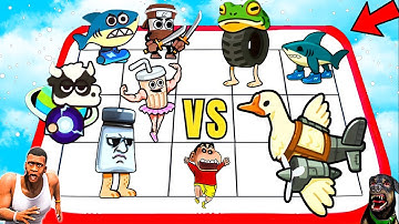 SHINCHAN NOOB vs PRO vs HACKER in MERGE GOING CRAZY with FRANKLIN & CHOP | DREAM SQUAD