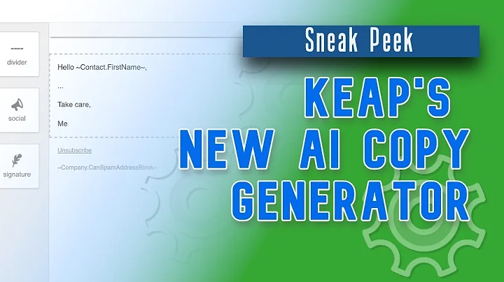 Revolutionary AI Copy Generator by Keap