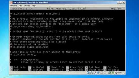 Instalasi Proxy Server Dengan Squid Di Debian 6