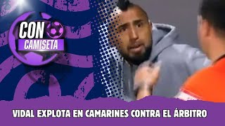 “¡Nos siguen cag…!” | Vidal explota en camarines contra el árbitro tras penal contra Colo Colo