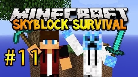 Minecraft: SKYBLOCK SURVIVAL!! - Episode 11 w/PocketIsland