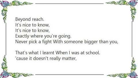 Curve - Beyond Reach Lyrics