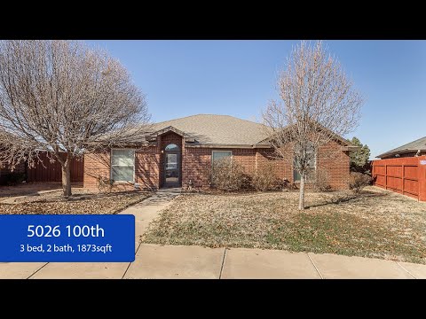 5026 100th St, Lubbock, TX home video tour