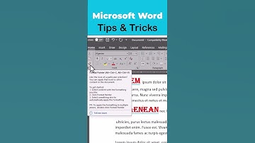 How To Use Format Painter In Ms Word