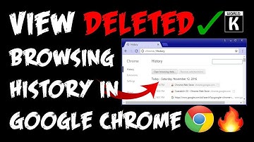 View Deleted Browsing History in Google Chrome | See Chrome Deleted History [ Simple & Quick ]